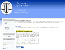 Tablet Screenshot of bayarealegalforum.org